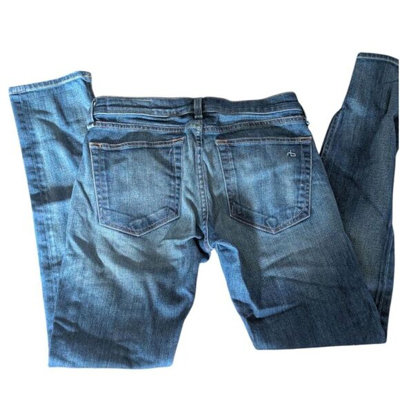 RAG & BONE The Dre Slim Boyfriend Jeans W28 Golden Wash Designer Denim 24 - Picture 6 of 6